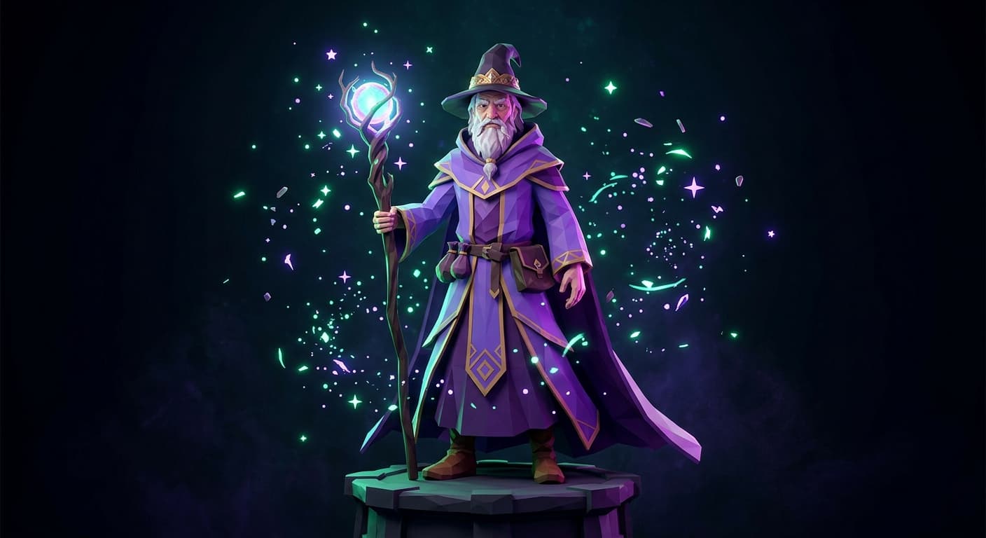 Arcane Wizard 3D model