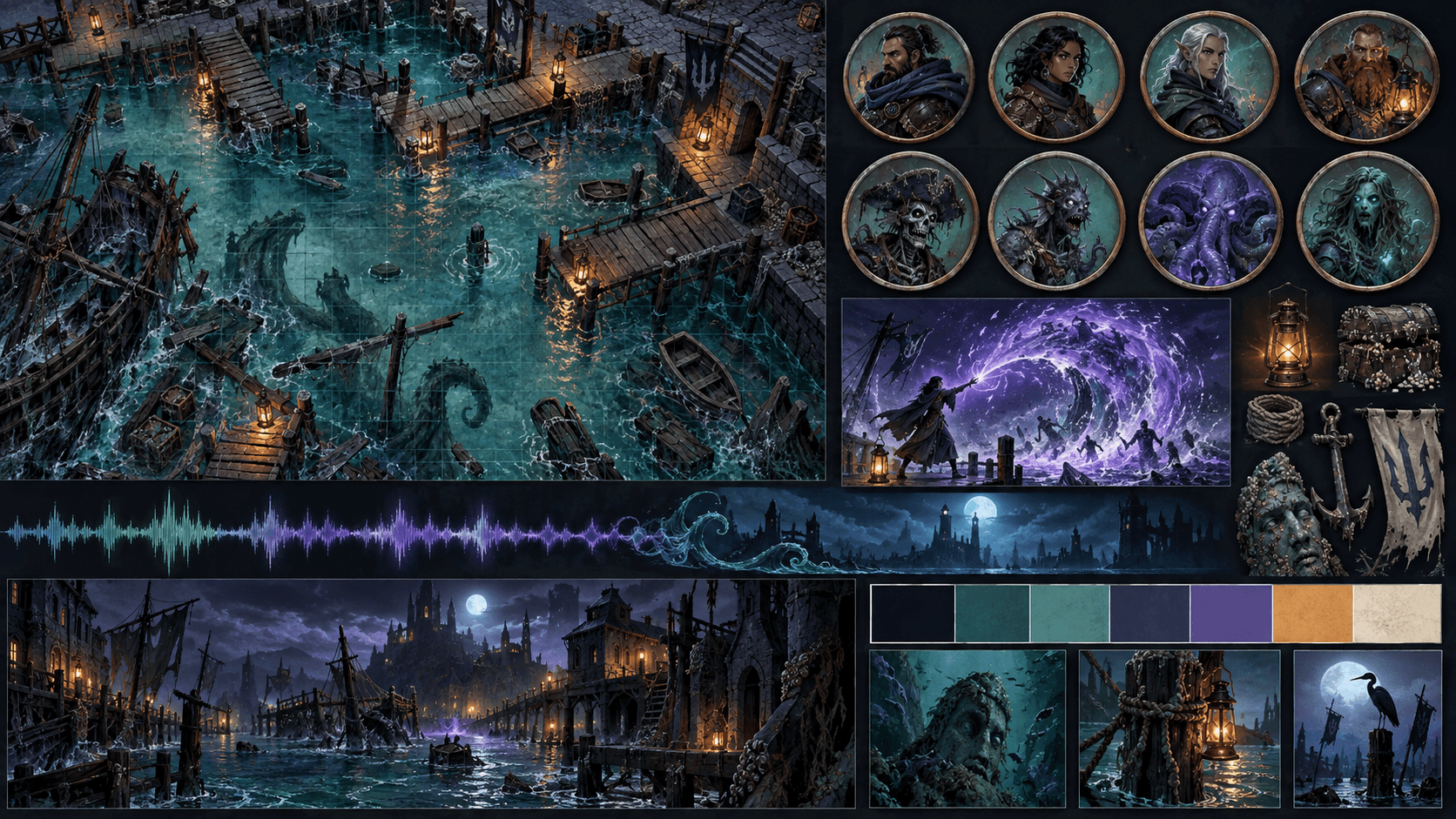 How to Build a Themed Adventure Set: Maps, Tokens, Effects and Audio That Match