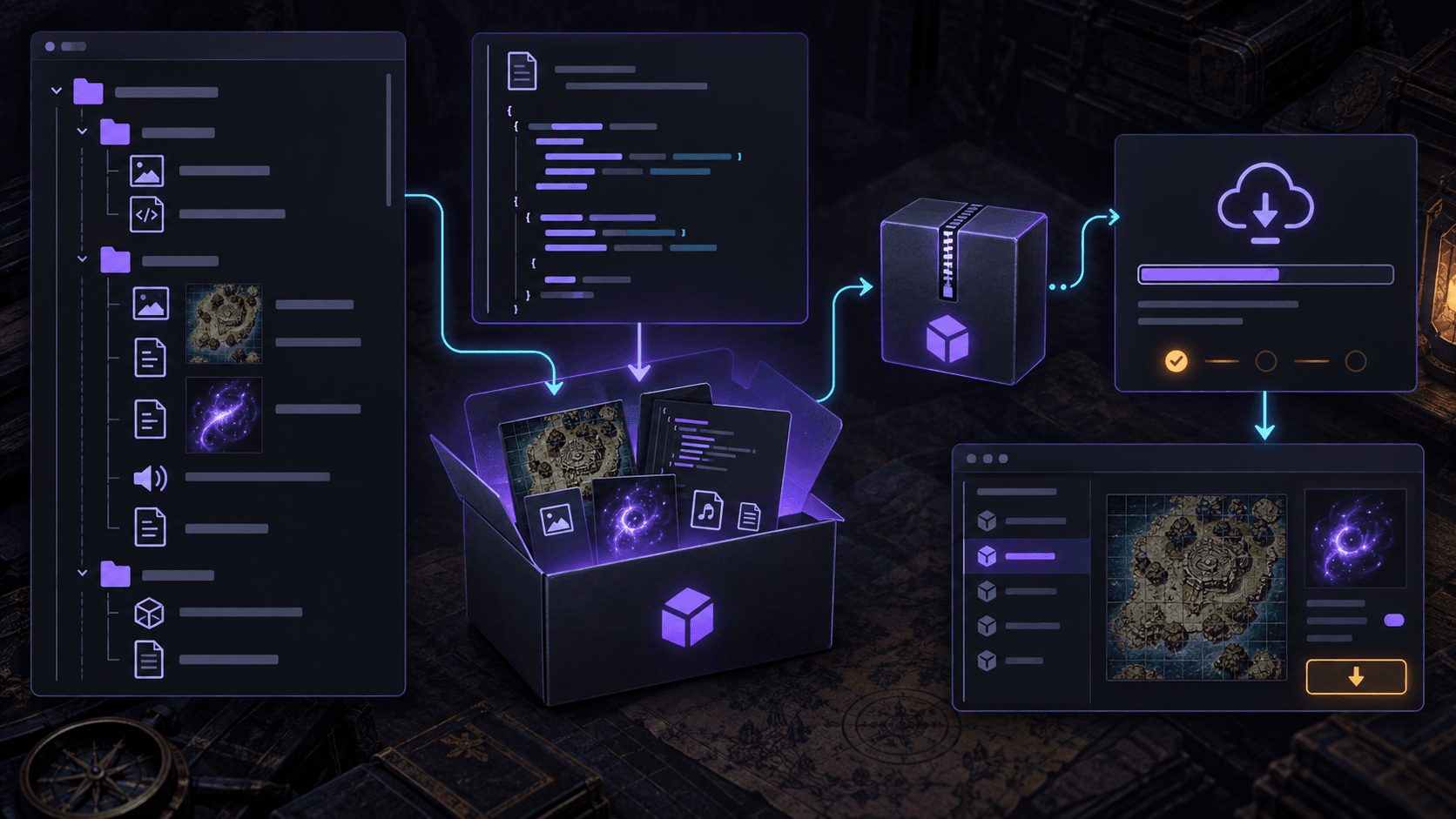 How to Package Maps and Effects as a Foundry VTT Module