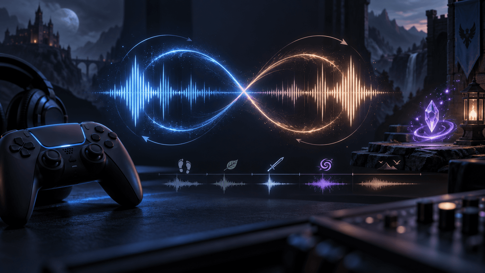 AI Sound Effects for Games: UI, Footsteps, Magic and Environmental Foley