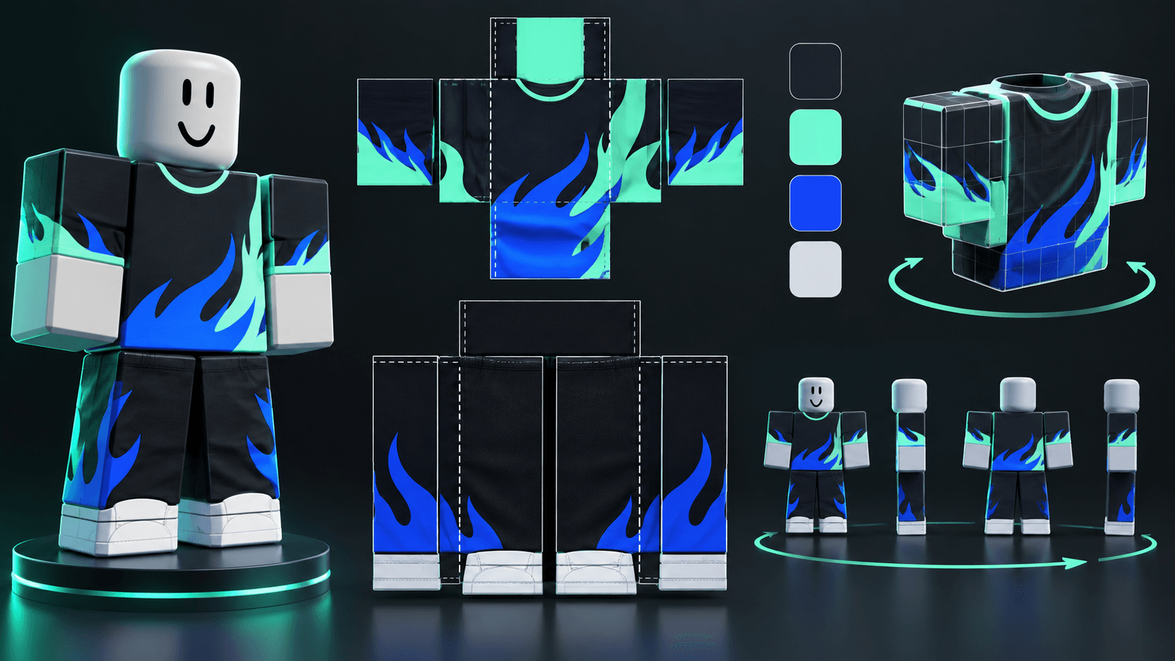 Roblox Classic Clothing Templates: 585x559 Layout, Regions and AI Pitfalls