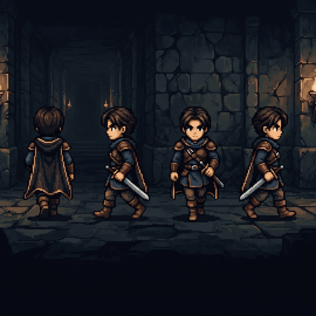 RPG Maker MZ Character Sheet Format Explained (48x48, 3x4 Grid, $ Prefix) and How to Generate One with AI