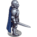 Knight facing East