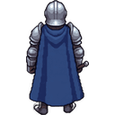 Knight facing North