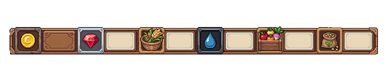 Farm resource counters