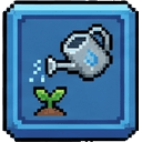 Water crop button