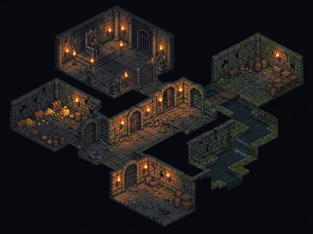 Dungeon map