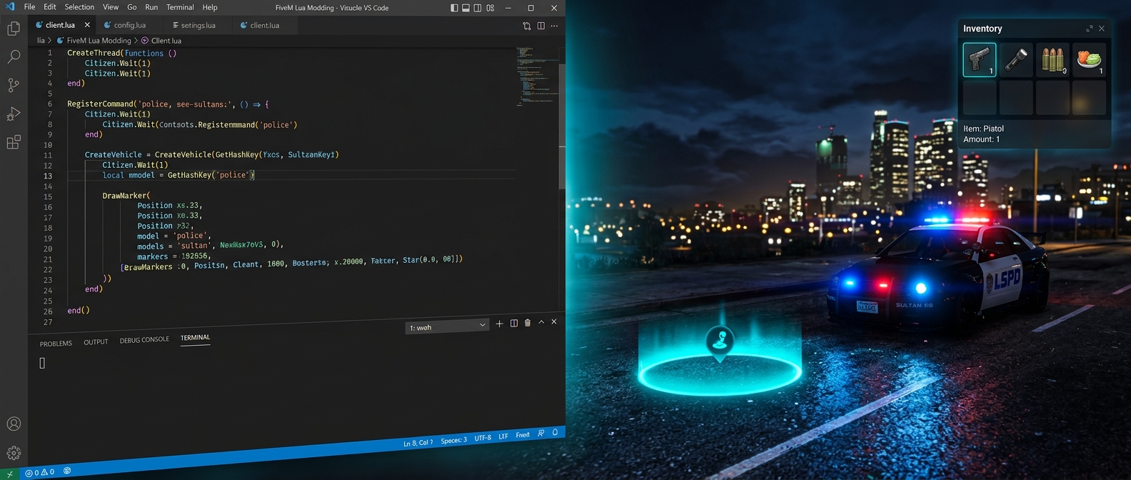 How to Create FiveM Scripts with AI: Lua, NUI & Framework Guide | Sprixen
